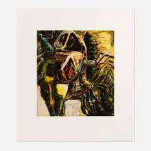 Bill Jensen, Deadhead, 1991-92, intaglio in colors with Chine collé on Gampi laid to Arches