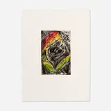 Bill Jensen, Ancestors, 1987, etching and aquatint in colors