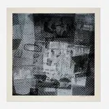 Robert Rauschenberg, Surface Series 14 (from the Currents series), 1970, screenprint in colors on Aqua B 844