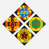 The American Dream #2 by Robert Indiana, 1982, screenprint in colors on Fabriano, sold Oct 2023