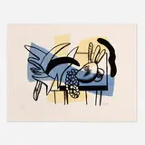 Fernand Léger, Nature morte aux fruits, 1948, lithograph in colors on Arches