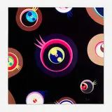 Jellyfish Eyes (White I) by Takashi Murakami, 2006, offset lithograph in colors, sold Oct 2023