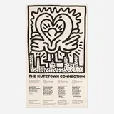 Keith Haring, Signed Kutztown Connection poster, 1984, offset lithograph