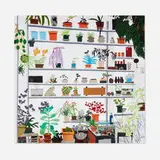 Large Shelf Still Life by Jonas Wood, 2017, offset lithograph on paper, sold Oct 2023