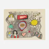Niki de Saint Phalle, What Shall I Do Now That You've Left Me?, 1970, screenprint in colors on Arches