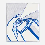 Roy Lichtenstein, Spray Can (from the One Cent Life portfolio), 1964, offset lithograph in colors