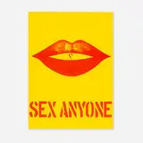 Robert Indiana, Untitled (Sex Anyone) (from the One Cent Life portfolio), 1964, lithograph in colors on BFK Rives