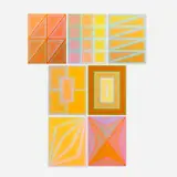 Richard Anuszkiewicz, Seven works from the Inward Eye series