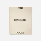 Ed Ruscha, Nine Swimming Pools and a Broken Glass, lithograph