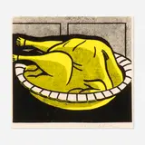 Roy Lichtenstein, Turkey Shopping Bag, 1964, screenprint in colors on paper shopping bag