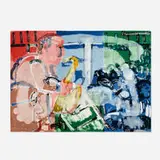 Romare Bearden, Bopping at the Birdland (Stomp Time) (from the Jazz Series), 1979, lithograph in colors on Arches