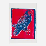 Puerto Rican Parrot (Unique) by Andy Warhol, 1986, screenprint in colors on Lenox Museum Board, sold Oct 2023