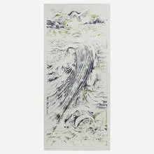 Lee Bontecou, An Untitled Print, 1981-82, lithograph in colors