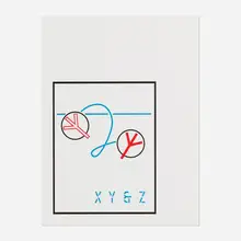Lawrence Weiner, Untitled (from XY & Z), 2007, lithograph in colors