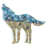 Howard Finster, Howling Wolf, 1990