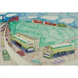 Wesley Willis, The Dan Ryan Expressway, Root St, 1990