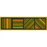 Sol LeWitt, Bands (Not Straight) in Four Directions, 1987