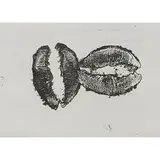 Donald Sultan, Lip Print II, 1989