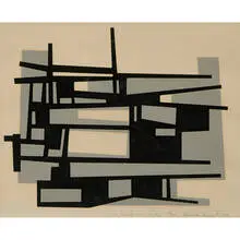 Harold Krisel, Gray Black and White, 1949