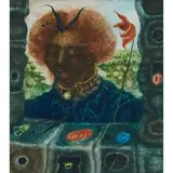 Arik Brauer, Fenster (Window), 1965