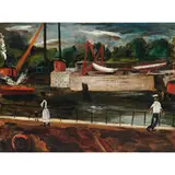 Briggs Dyer, Landscape — The Harbor, 1938