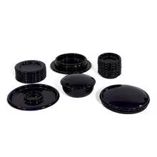 attribution Sergio Asti, Sezione dinnerware, service for six, Italy