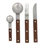 Carla Nencioni and Armando Moleri, Olivo flatware service for eight, Italy