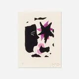 Georges Braque, Tête en Profi le et l’Étoile from Nouvelles Sculptures et Plaques Gravées