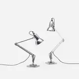 George Carwardine, Anglepoise lamps, pair, aluminum, chrome-plated steel