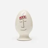 Lagardo Tackett, Egghead, 1958, glazed porcelain