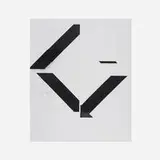 Wade Guyton, X Poster (Untitled, 2007, WG1208), 2017, hand folded digital print with archival UV curable inks