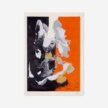 Cleve Gray, Night St. Maxime, c. 1980, screenprint on paper