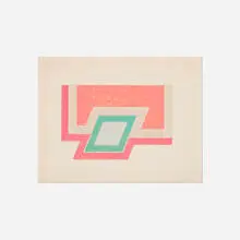 Conway (from the Eccentric Polygons series) by Frank Stella, 1974, lithograph and screenprint on Arches paper, sold Jan 2018