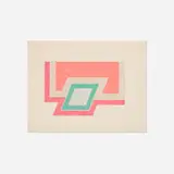 Conway (from the Eccentric Polygons series) by Frank Stella, 1974, lithograph and screenprint on Arches paper, sold Jan 2018