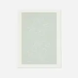 WEG III (from White Embossings on Gray portfolio) by Josef Albers, 1971, line-cut embossing on paper, sold Jan 2018