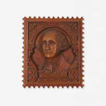 Robert G. Andrus, George, c. 1975, hand-carved wood
