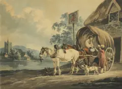 Peter le Cave, Untitled, watercolour 27 x 35cm Provenance: The Estate of Robin and Patricia Pickard.