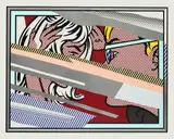 Roy Lichtenstein, Reflections on Conversation, 1990, Farblithographie, -serigraphie, Holzschnitt und PVC-Collage auf Velin