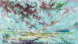 David Schnell, Wiese, 2008, Öl und Acryl auf Leinwand