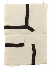 Gravitacion by Eduardo Chillida, 1989, Tusche auf Papier, mit Faden montiert, sold May 2014