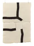 Eduardo Chillida, Gravitacion, 1989, Tusche auf Papier, mit Faden montiert