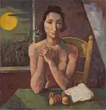 Heisser Abend by Karl Hofer, 1943, Öl auf Leinwand, sold Nov 2007