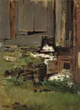 Max Liebermann, Hofecke in Weimar („Baufälliges Haus“)
