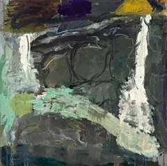 Moritz by Per Kirkeby, 1986, Öl auf Leinwand, sold Nov 2010