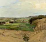 Max Liebermann, Dünenlandschaft, 1912, Öl auf Leinwand