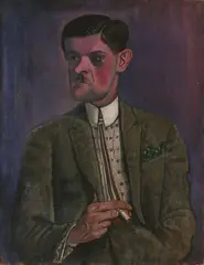 Friedrich Skade, Männerbildnis. 1920er-Jahre, Öl auf Leinwand
