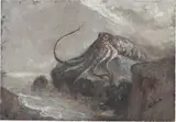 Alfred Kubin, Krake am Fels