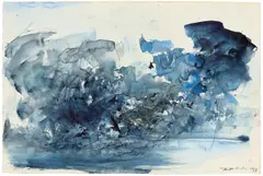 Zao Wou-ki, Untitled, 1968, Aquarell auf Velin