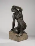 Mänade by Gerhard Marcks, 1939, Bronze mit schwarzbrauner Patina, auf Steinsockel montiert. Höhe (mit Sockel): 49,5 cm (19 ½ in.), sold Jun 2016