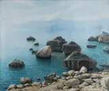 Josef Písecký, From the Krk Island, 1924, oil on canvas